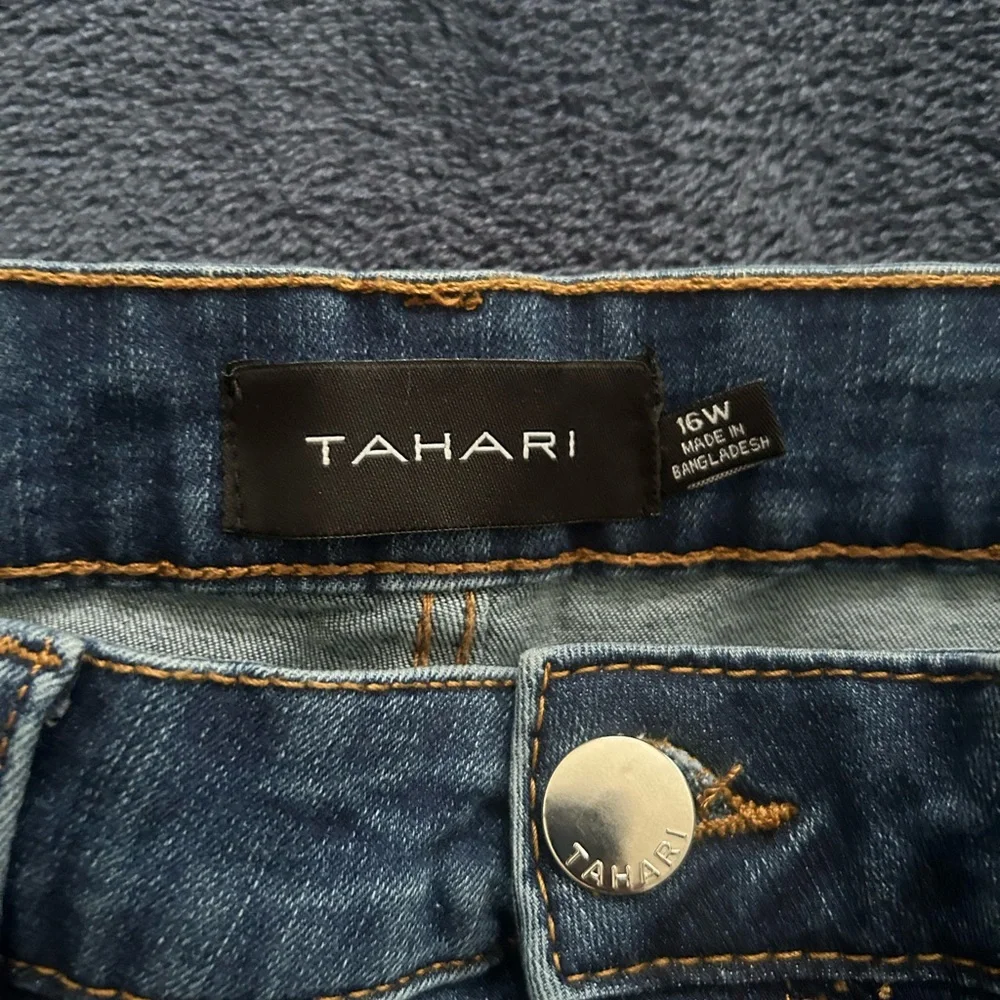 Tahari Chloe Size 16W Denim Jeans - Picture 6 of 11